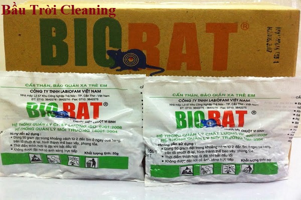 Cách diệt chuột tại nhà bằng thuốc diệt chuột Biorat